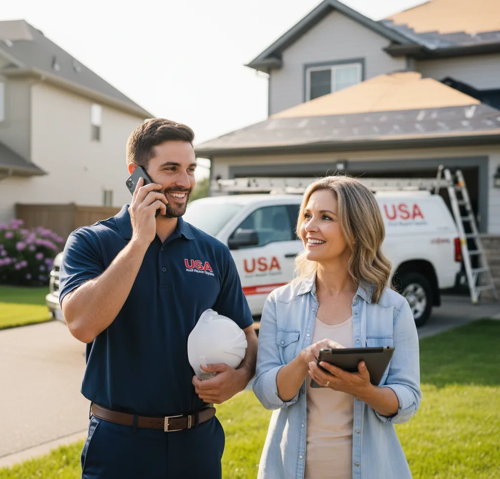 USA Roof Repair Experts customer support in Dumfries